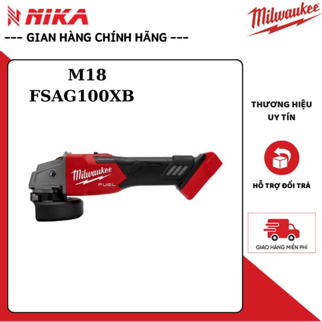 Máy mài góc Milwaukee M18 FSAG100XB máy mài pin Milwaukee