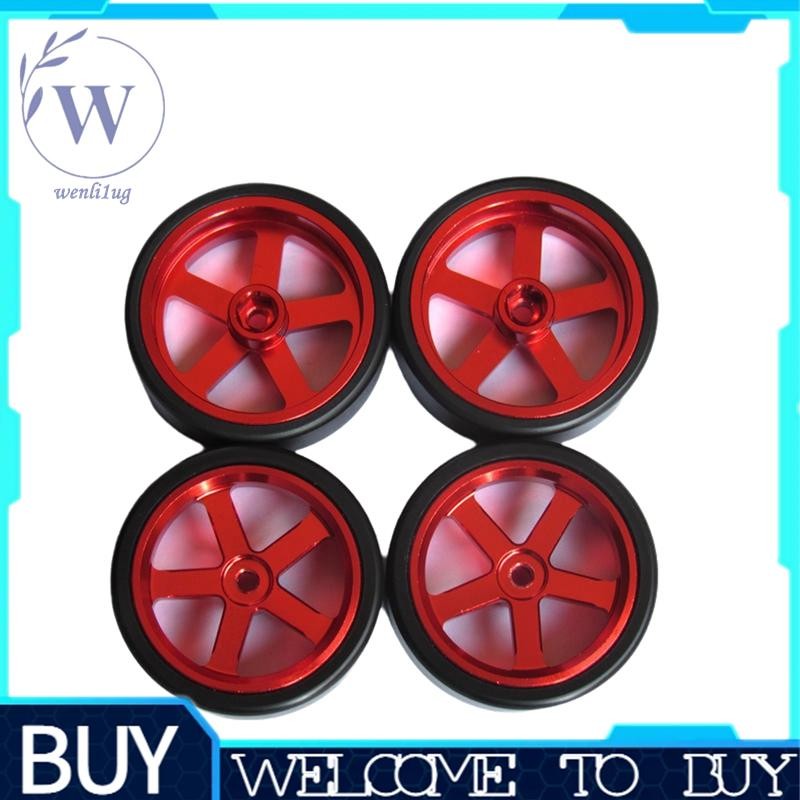 Bánh xe lốp xe RC cho LDRC AE86 cho LDRC AE86 Đen + Đỏ