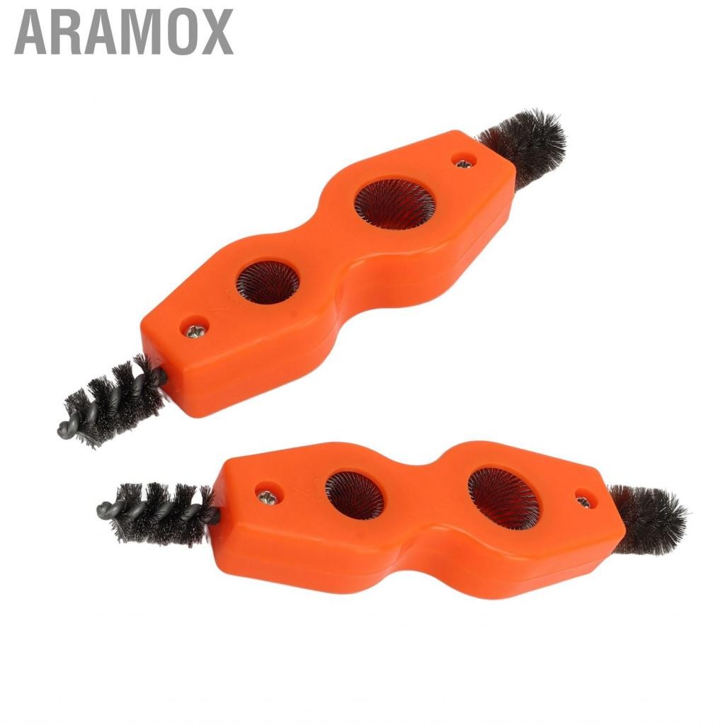 Aramox AWESO-VN 2 PCS 4 trong 1 Terminal và Post Brush 1/2 inch 3/4 Orange Strong Dây đa năng trong 