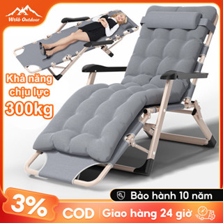 Ghế Thư Giãn Gấp Gọn Ghế Lười Có Thể Gấp Thành Giường Ghế Văn Phòng Gấp Gọn Kèm Nệm Và Gối Giường