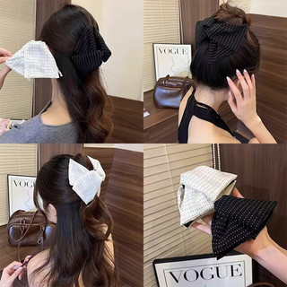Mới Đơn Giản Chấm Bi Lấy Kẹp Nơ Tóc Kẹp Cá Mập Kẹp Tóc