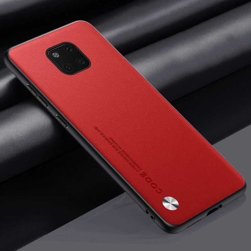 Ốp Da PU Sang Trọng Cho Huawei Mate 20 Pro Ốp Lưng Silicon Mờ Bảo Vệ Điện Thoại Cho Huawei Mate 20 2