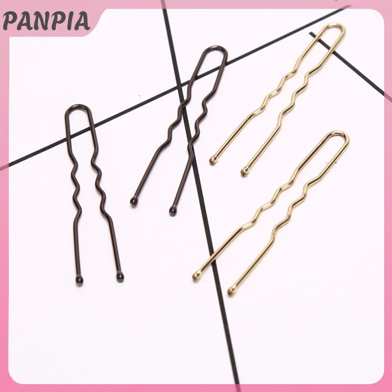 PANPIA-20 Cái / bộ Nữ Hình Chữ U Kẹp Tóc Kẹp Tóc Bobby Chân Kim Loại Barrette