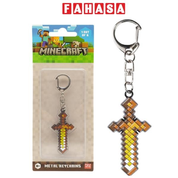 Móc Khóa Minecraft Bằng Kim Loại - Mojang Studios