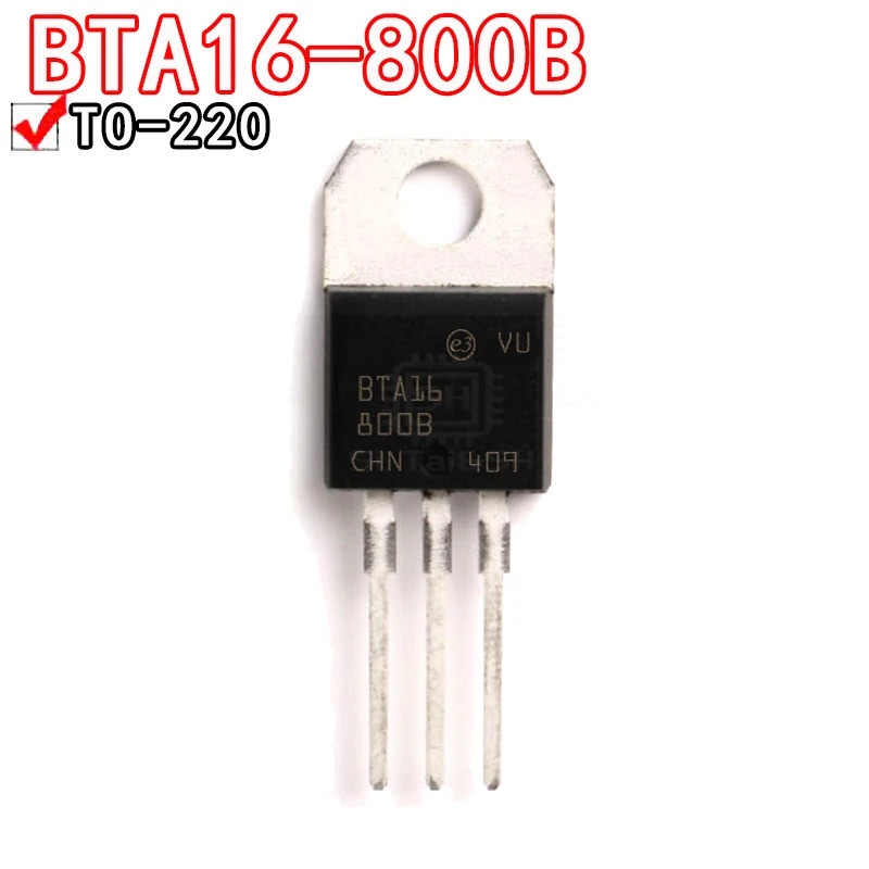 1-5 Miếng BTA16-800B TO-220 BTA16-800 BTA16 800V 16A BTA04-800B BTA06-800B BTA10-800B BTA12-800B BTA