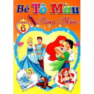 Sách bé tô màu - công chúa
