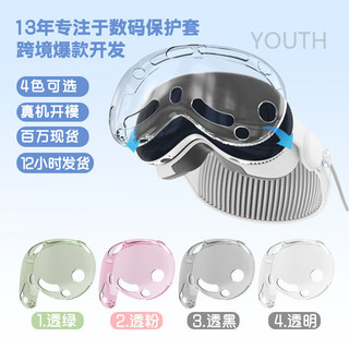 Dành cho vỏ bảo vệ trong suốt Vision Pro, phụ kiện bảo vệ mềm TPU chống rơi độ phân giải cao trong suốt