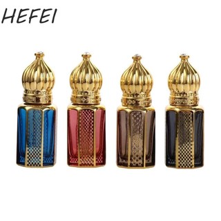 HEFEI nhỏ giọt, Chai nước hoa rỗng mạ điện, Lọ mẫu 6ml Chai tinh dầu cao cấp có thể đổ lại Mỹ phẩm