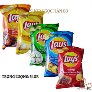 Bịch 10 gói Bim Bim Khoai Tây/ Bim Bim Lays Đủ Vị 54g
