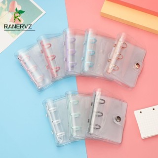 Sổ tay mini 3 lỗ bìa còng trong suốt đơn giản tiện dụng