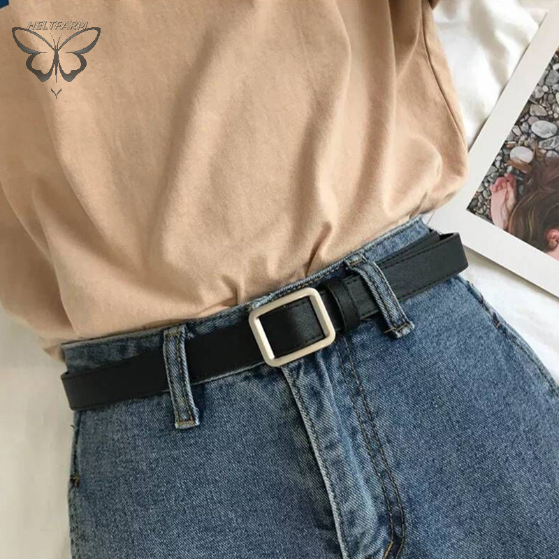 Vàng Thời Trang Nữ Da Thật Chính Hãng Khóa Vàng Thời Trang Và Đa Năng Quần Jean Trang Trí Thường Ngày Thiết Kế Thắt Lưng Nữ VN