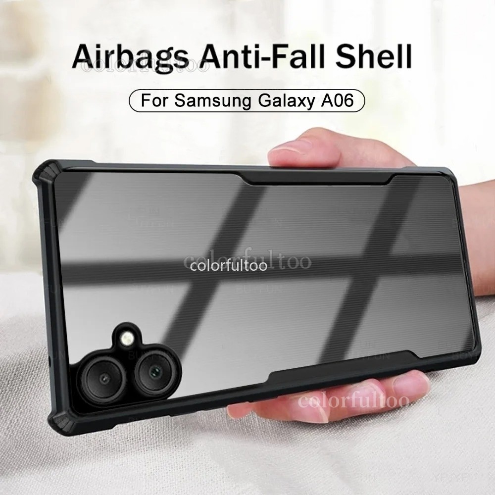 Ốp Điện Thoại Trong Suốt Túi Khí Samsung A06 5G Cho Samsung Galaxy A06 A 06 5G 2024 Trong Suốt Acryl