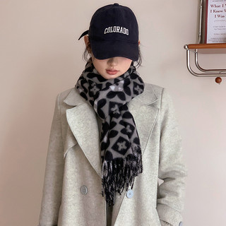 Mismemo  Retro In Hình Nhỏ Dễ Thương Preppy Phong Cách Giả Khăn Cashmere Nữ Phù Hợp Với Chống Lạnh Yếm Dày Sinh Viên Phong Cách Mới