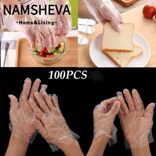 NAMSHEVA 100 Găng Tay Vệ Sinh Làm Bếp Sử Dụng Một Lần