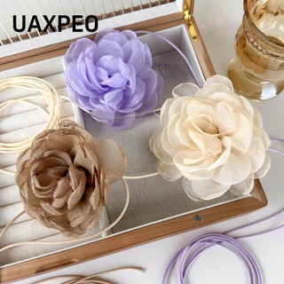 UAXPEO Dây đeo cổ Choker kiểu Pháp , Dây đeo cổ Choker kiểu Pháp Dây đeo cổ, Phụ kiện dây chuyền cổ có thể điều chỉnh Phụ kiện dây chuyền cổ Y2K