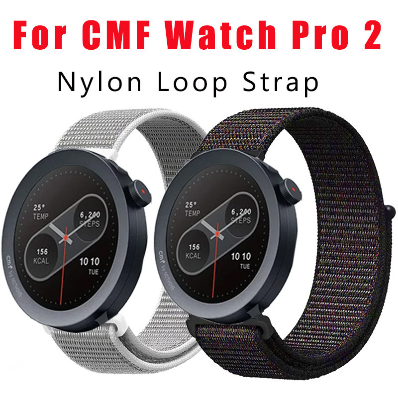 Dây đeo vòng Nylon cho CMF Watch Pro 2 Đồng hồ thông minh Thay thế Vòng đeo tay thể thao Correa cho 