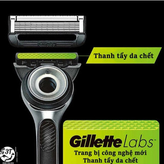  Gillette Labs - Dao Cạo Râu Gillette 5 Lưỡi Và Hộp Đầu Lưỡi Thay Thế Bản Cao Cấp Nhật Bản 