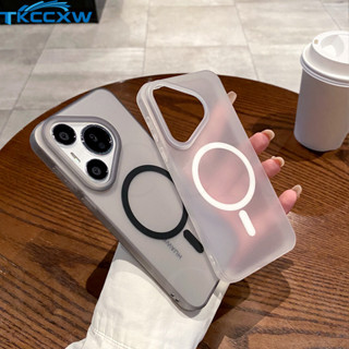 Ốp Điện Thoại Từ Tính Siêu Mỏng Trong Suốt Mờ Cho Redmi Note 10 13 Pro Redmi K70 K60 K50 K40 Pro K70E K60E K40S K50 K60 K70 Ốp Lưng Silicon Siêu Chống Sốc