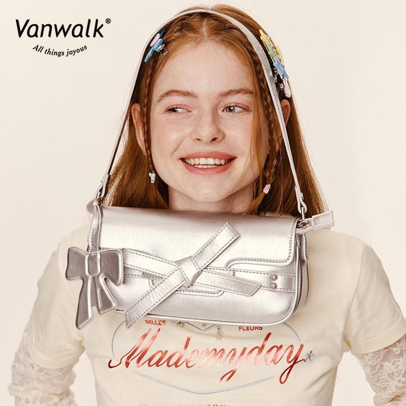 Vanwalk Túi Kẹp Nách Túi Underarm một vai Thiết kế nhẹ nhàng Dây đeo thoải mái Túi xách đeo chéo Dã 