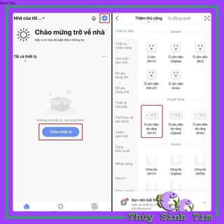 Hẹn Giờ Wifi Smart Aquarium 4 Ổ + 4 Cổng USB
