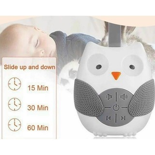 [Mẫu mới] Máy tạo tiếng ồn trắng, Máy ru ngủ hình Cú,dụng cụ hỗ trợ giúp bé ngủ ngon