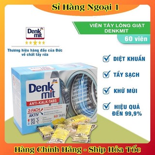 [Hàng nội địa Đức] Viên vệ sinh máy giặt, tẩy lồng giặt Denkmit của Đức