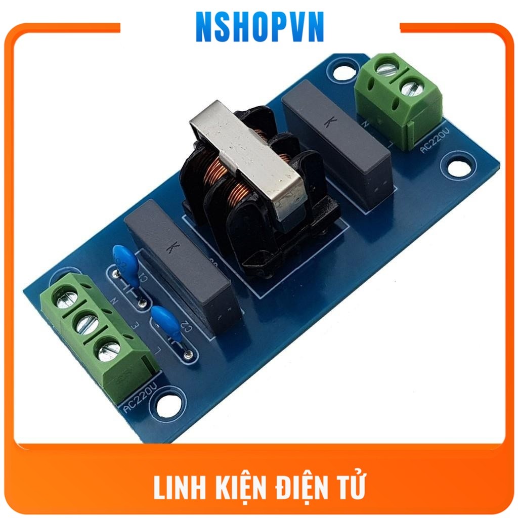 Module lọc nhiễu điện từ EMI 220VAC 3A