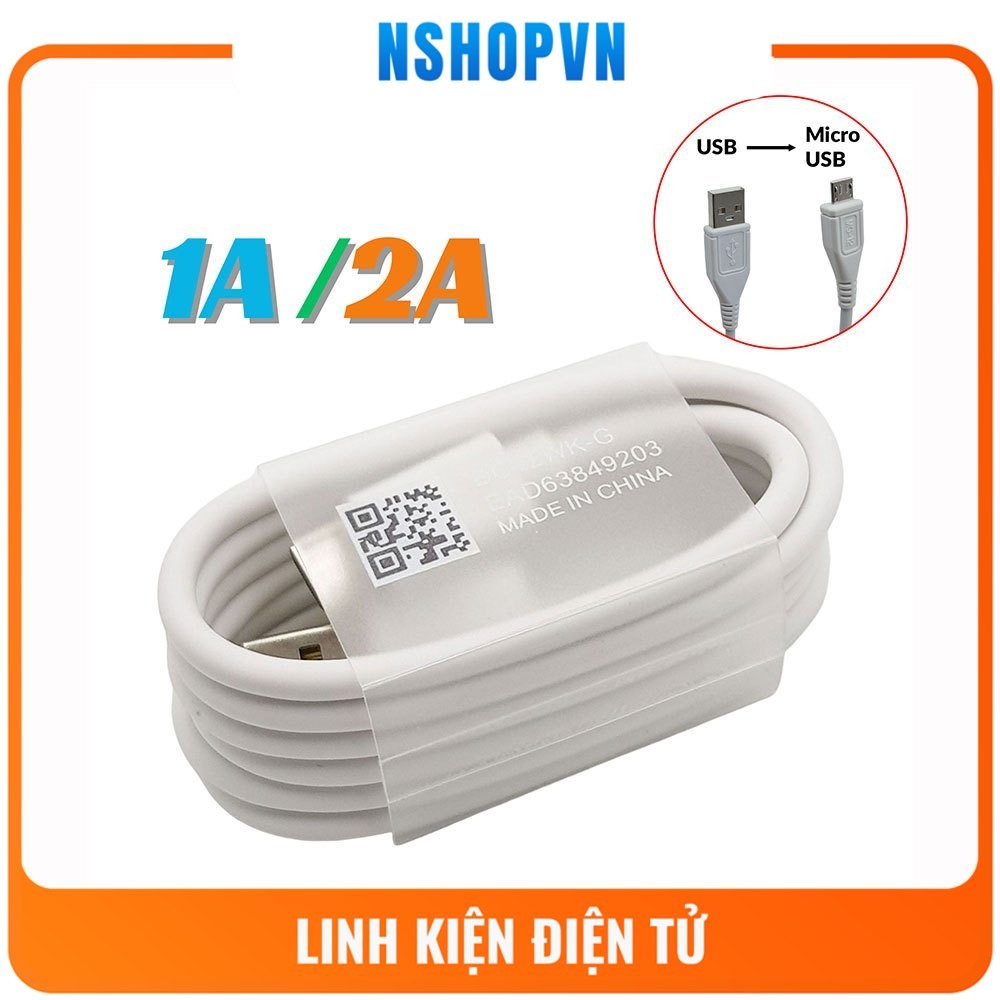 Cáp (cable) sạc Micro USB , cáp dữ liệu dài 1 mét