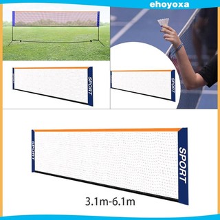 [Ehoyoxa] Bộ lưới cầu lông di động - dành cho quần vợt, bóng dưa chuột, bóng chuyền trẻ em - Lưới thể thao Nylon dễ dàng thiết lập