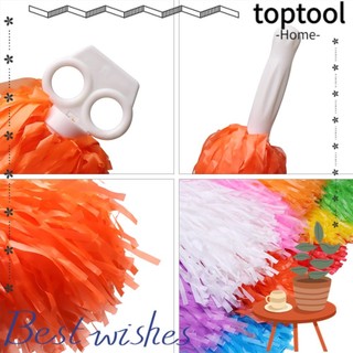 Toptool 1 Cặp Cổ Vũ pompoms Váy Lạ Mắt Trang Phục Buổi Hòa Nhạc Khiêu Vũ Trang Trí Tiệc