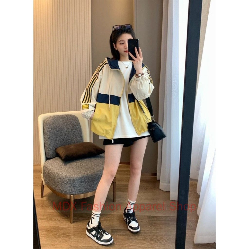Thương Hiệu Áo Khoác Chống Nắng Dáng Rộng Giản Dị Màu Sắc Phù Hợp Với Thương Hiệu: Duozi Li Phong Cách Tối Giản / Phiên Bản Hàn Quốc Cho Nữ | BigBuy360 - bigbuy360.vn