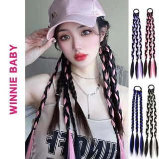 Buộc Tóc Giả Tết 3 Lọn Mix Light Dài 42cm Phong Cách Hàn Quốc Dành Cho Bé Gái và Bạn Nữ