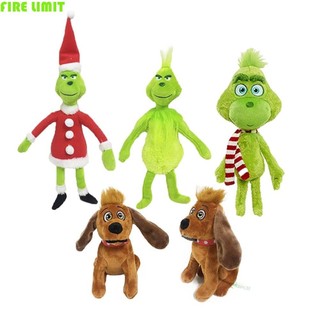 Fire LIMIT How Grinch Stole Đồ Chơi Nhồi Bông Động Vật Peluche Anime Quà Tặng Giáng Sinh Hoạt Hình Max Chó Búp Bê
