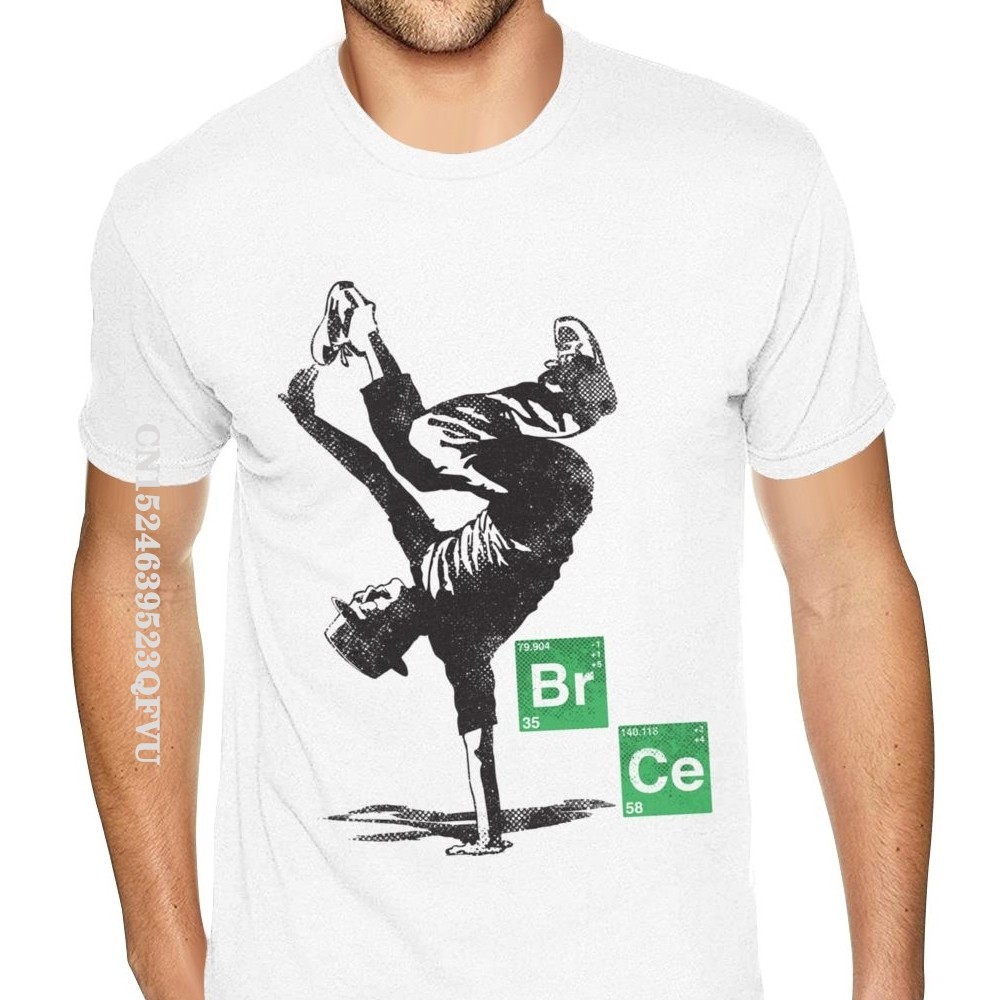 Geek Break Dance Áo In Quá Khổ Anime Áo nam Cotton Cho Bạn Trai Đồ Họa Kawaii Áo Thun Camisa Dạo Phố