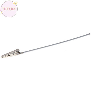 Tpxckz 10 chiếc Chiều dài 150mm Kiểm tra điện không cách nhiệt Kẹp cá sấu Kẹp kim loại Vn