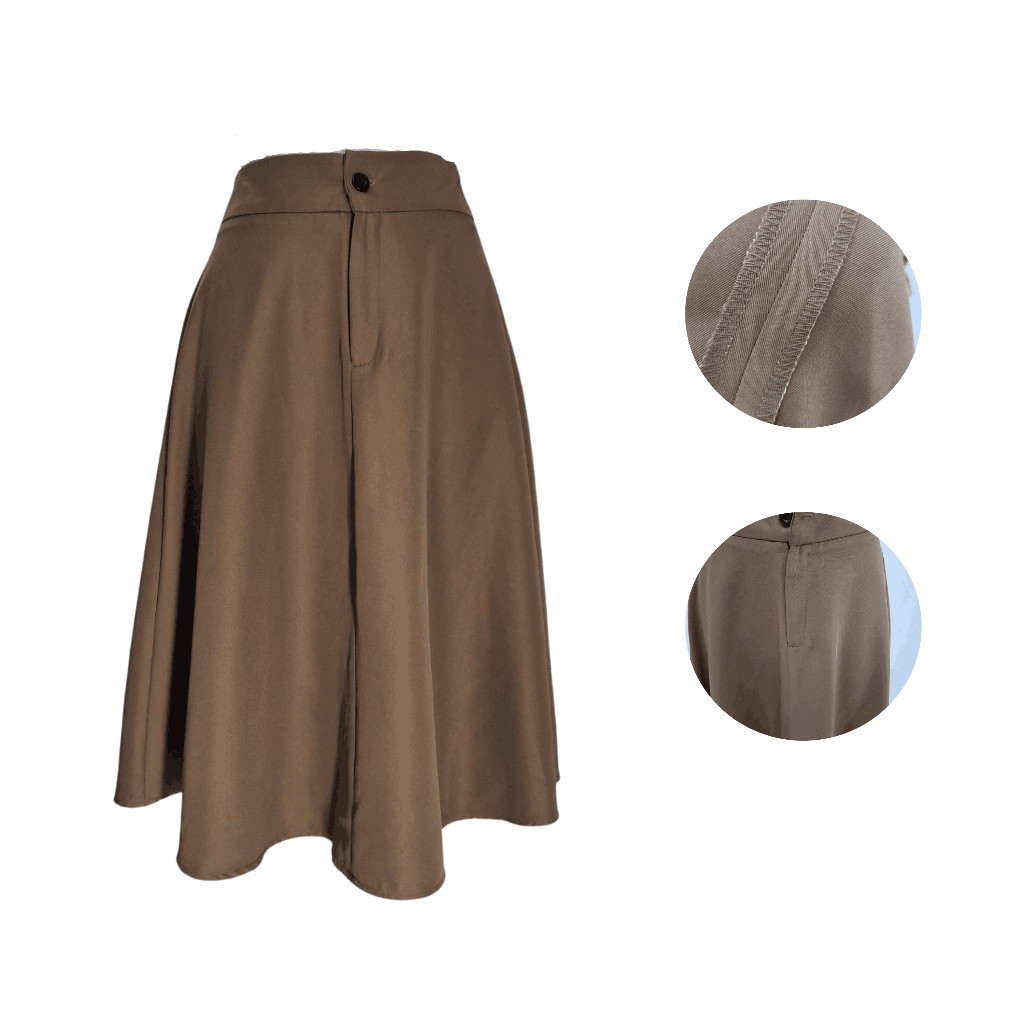Q&A Fashion Chân váy xòe dáng dài classic Thời Trang