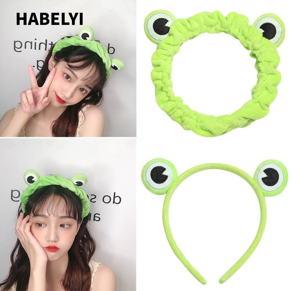 HABELYI Băng Đô Tai Ếch Dễ Thương Cho Nữ