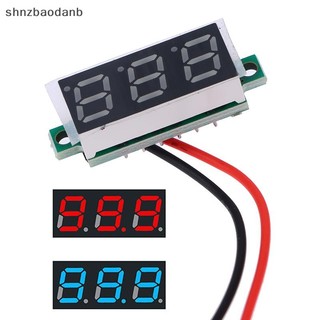 [Shnzff] Đồng hồ đo điện áp DC5-30V Đồng hồ đo điện áp kỹ thuật số LED 0,28 Inch Ô tô tự động Máy kiểm tra điện áp điện áp di động Máy dò đỏ xanh xanh xanh vàng YBUI