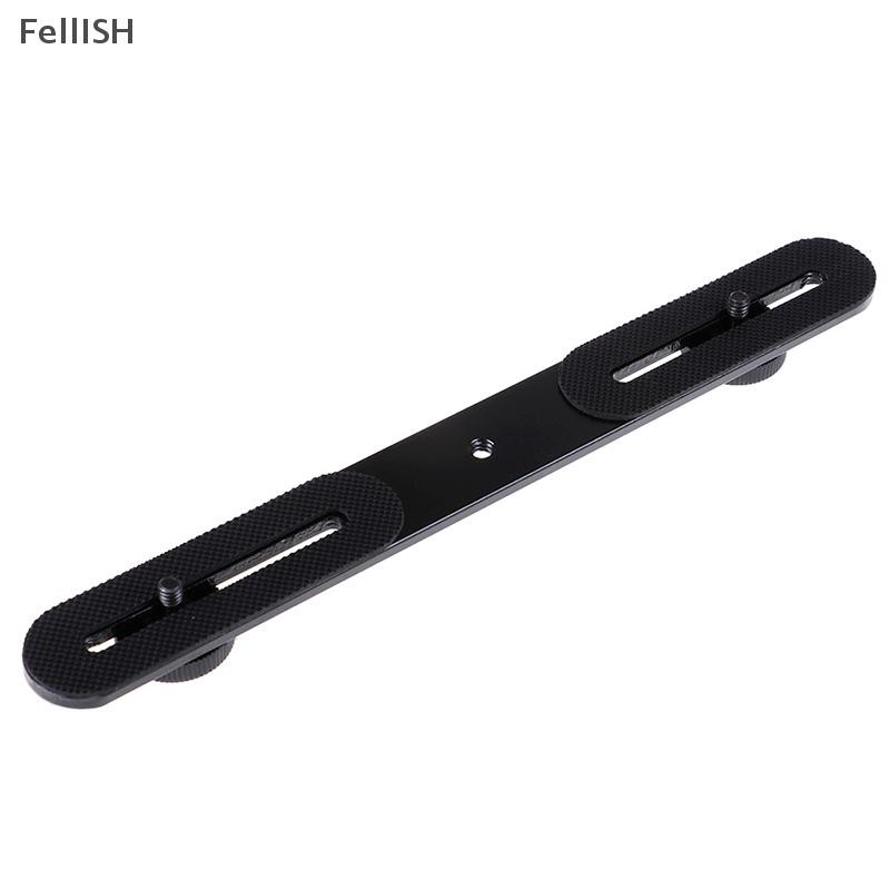 [Felli] Giá đỡ đèn Flash kép Giá đỡ giày nóng cho chân đế ba chân Cam 436br