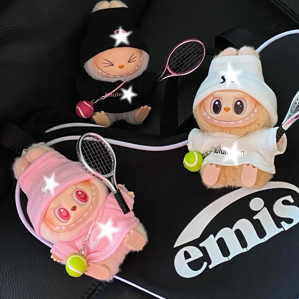 Bộ đồ thể thao quần vợt Labubu V1 & V2 & V3 17 cm (chỉ vải)
