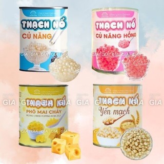   Ảnh thật  Hạt nổ nủ năng hạt nổ yến mạch Lotus lon 900g - topping chè trà trà sữa 