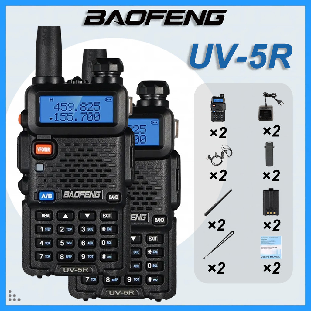 Bộ đàm Baofeng UV 5R 5W VHF / UHF 128 CH Hai chiều Radi