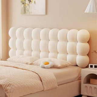  Snowball đầu giường bọc nệm Túi mềm Teddy Tatami Back Làm đầy latex mềm mại và thoải mái 