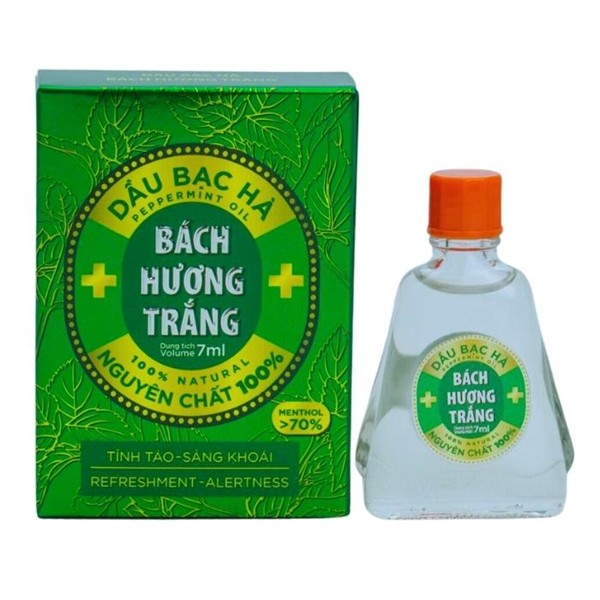Dầu Bạc Hà Bách Hương Trắng chai 7m