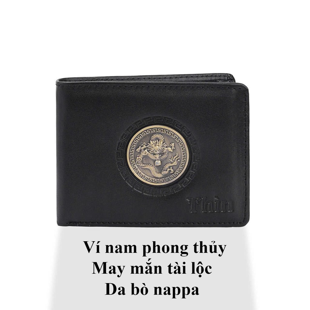 ví 12 con giáp da bò nappa khóa đồng 3D con giáp đem lại may mắn tài Lộc, bóp đựng tiền, đựng thẻ hì