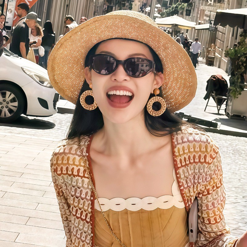 Bông tai nữ Bohemian Bông tai sang trọng