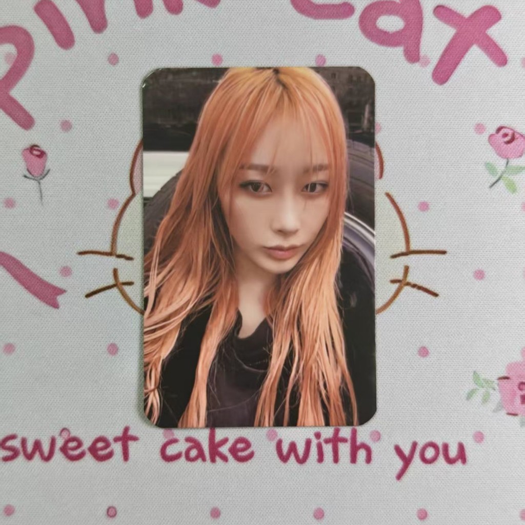 Aespa Zha dirty work Mã Album Edition Giselle Orange Hair Pear Lady Bao bì