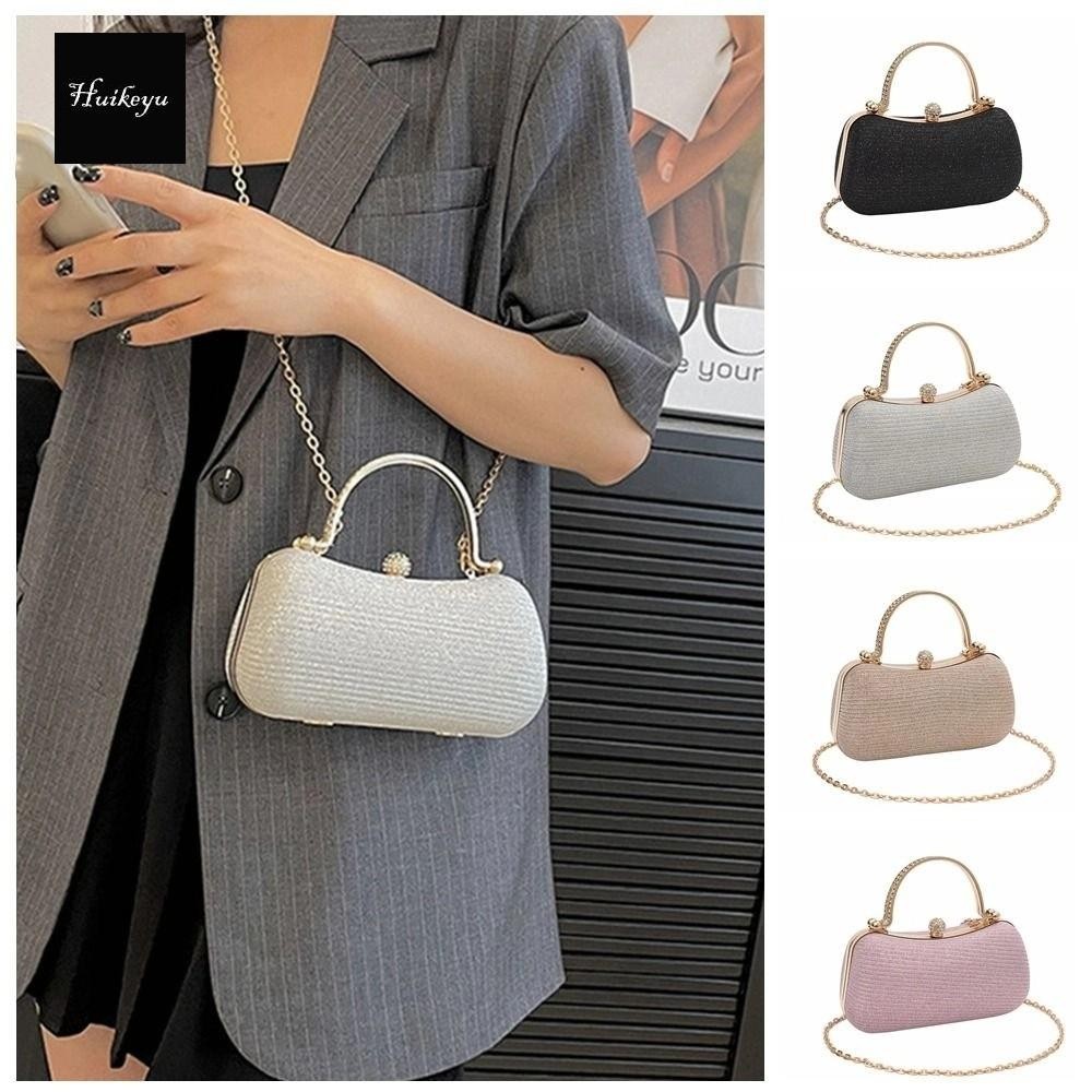 túi xách nữ cute giỏ xách vải túi xách nữ đẹp túi xách nữ năm 2024 Túi dự tiệc tối HUIHEYU, Túi xách hộp kim cương giả lấp lánh