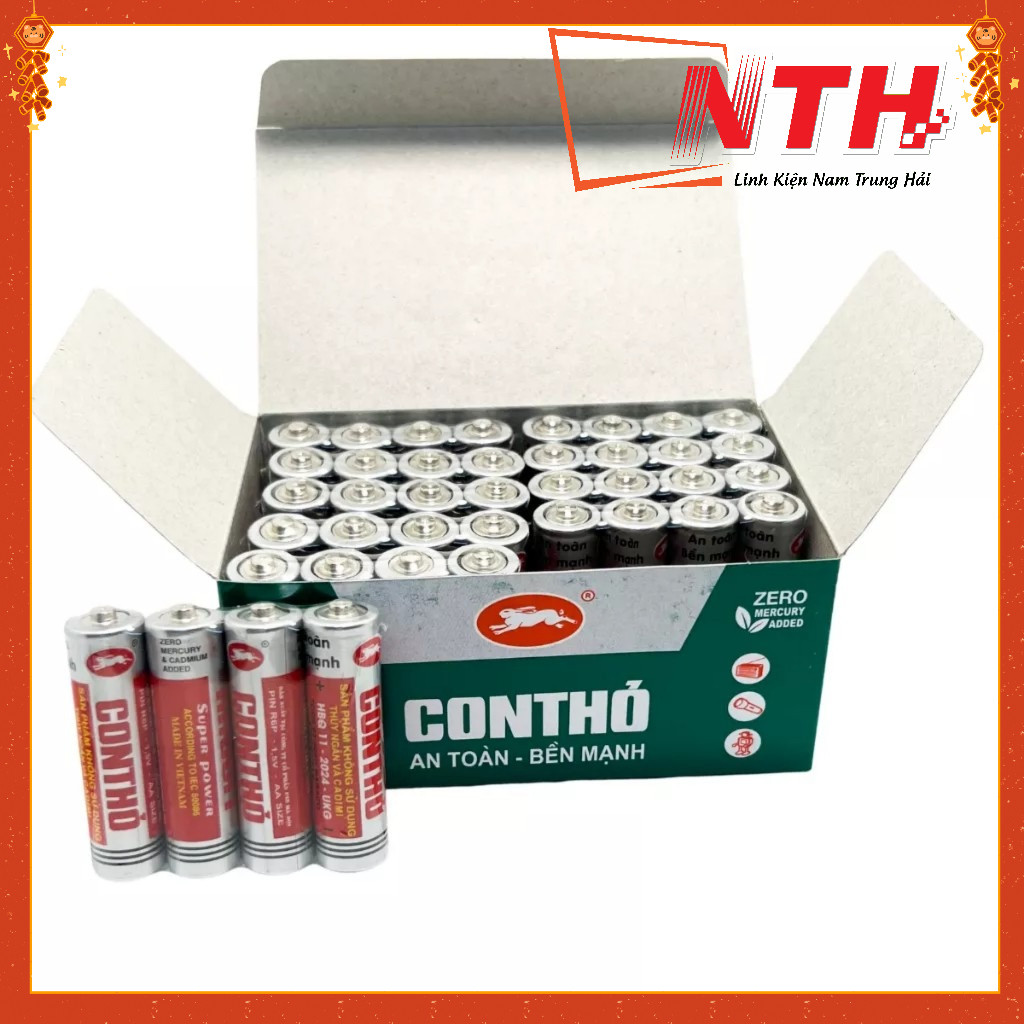 PIN CON THỎ AA LỚN HỘP 24 VIÊN
