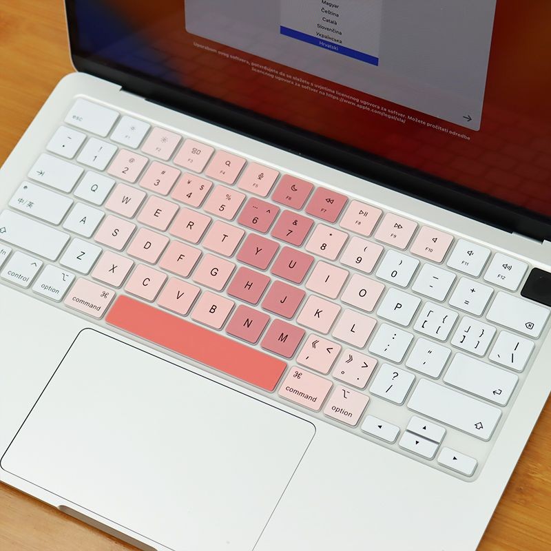 Bàn phím FILM Silicone Bảo vệ bàn phím máy tính xách tay Vỏ bàn phím chống nước cho Apple Macbook Ai